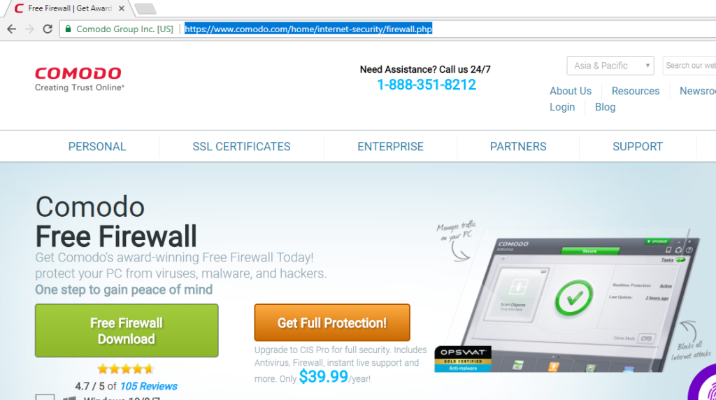 comodo firewall download