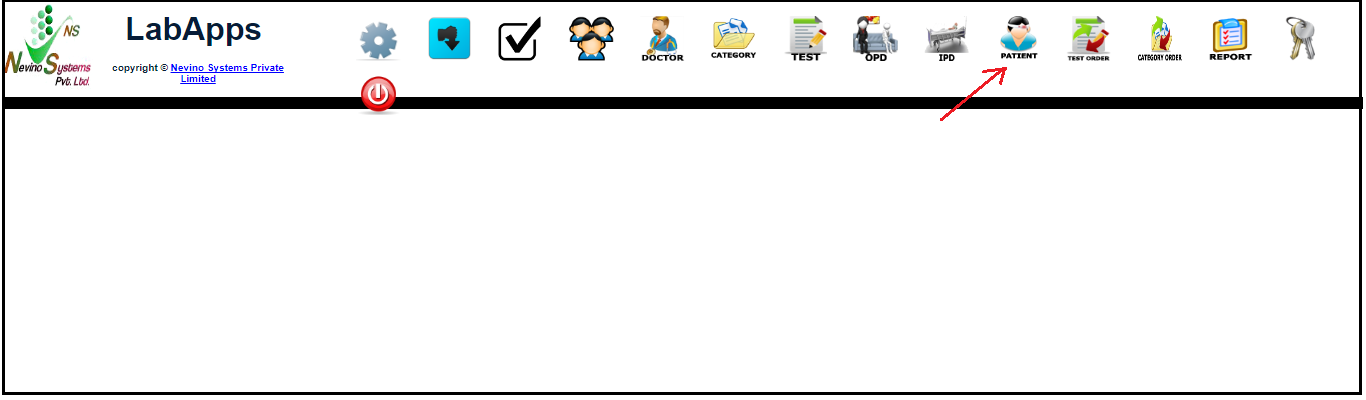 lab main dashboard