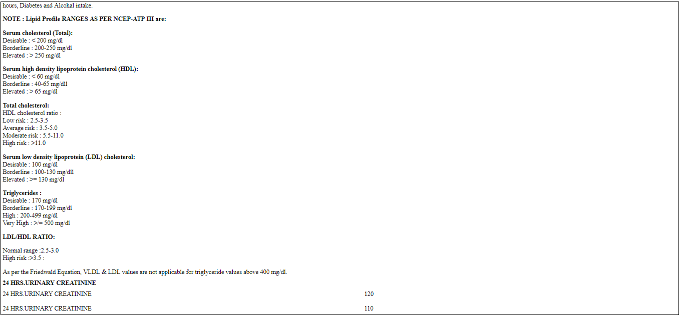 test report with summery nevino