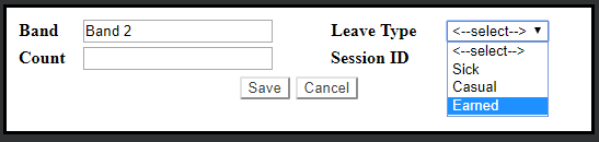 hr select leave type