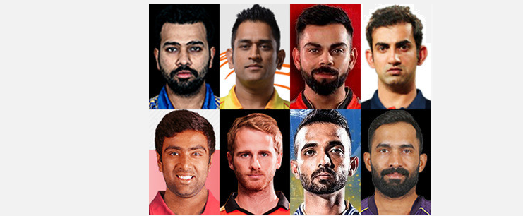 Meet the Captains of IPL Teams 2018
